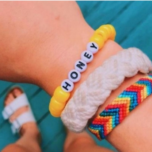 5pc Custom Pony Bead Kandi Rave VSCO Plur Bracelet - Picture 4 of 7